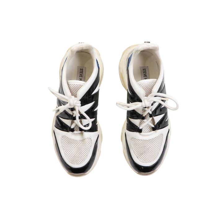 Steve Madden White/Blue/Black Maximus Sneakers