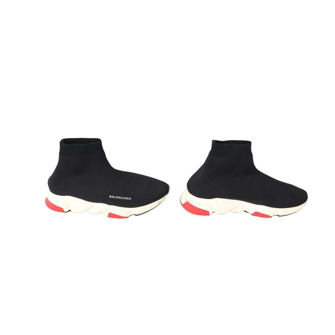 Balenciaga Black/Red Speed Trainer