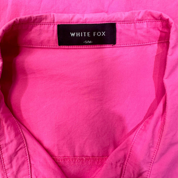 White Fox Pink Button Up Shirt