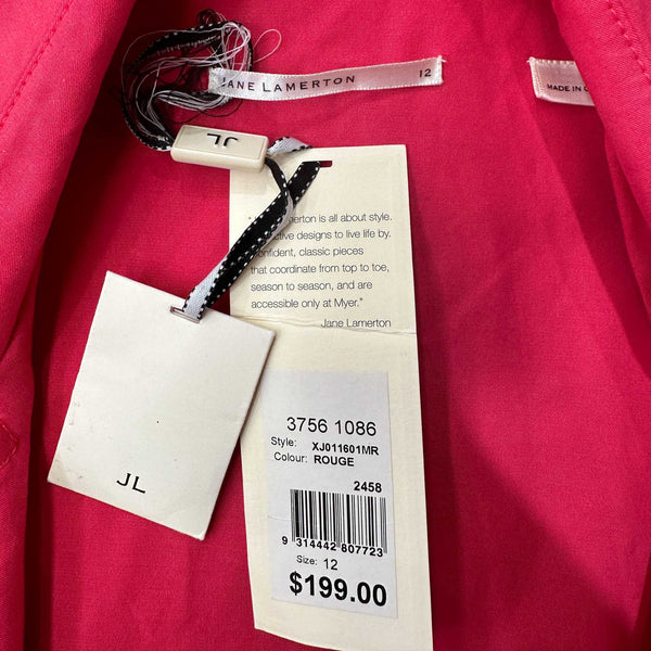 Jane Lamerton Pink Button Up Jacket