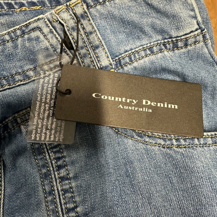 Country Denim Medium Blue Maxi Skirt
