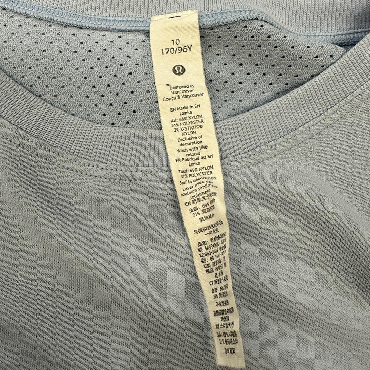 Lululemon Pastel Blue Sports Tshirt