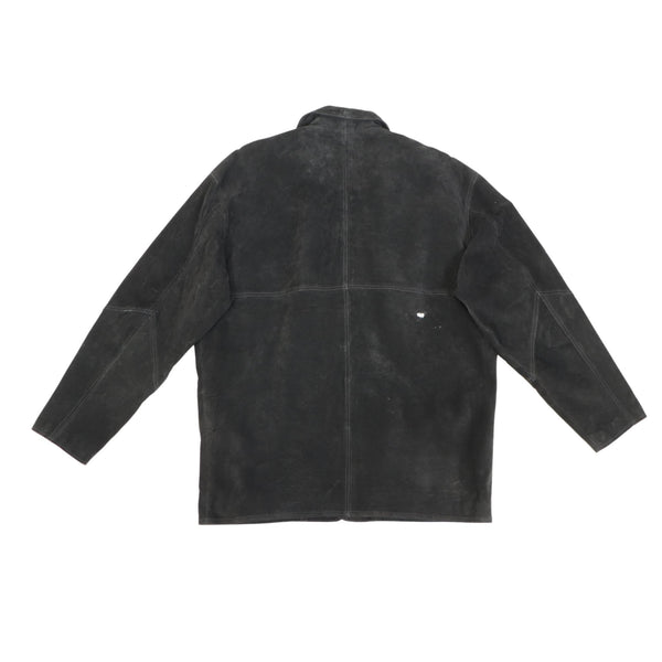 Vintage Blend Black Suede Leather Jacket