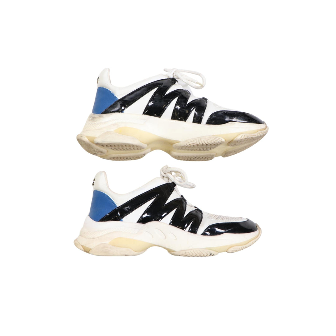 Steve Madden White/Blue/Black Maximus Sneakers