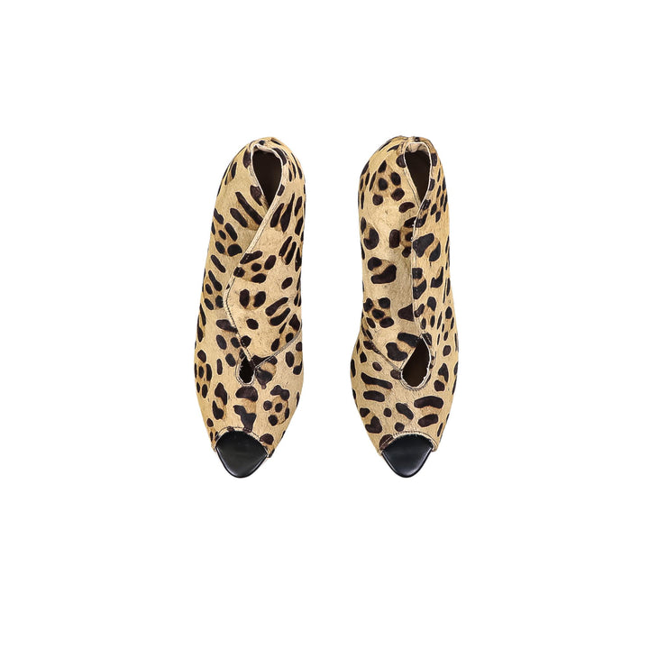 Grace Hill Beige Leopard Print Heels