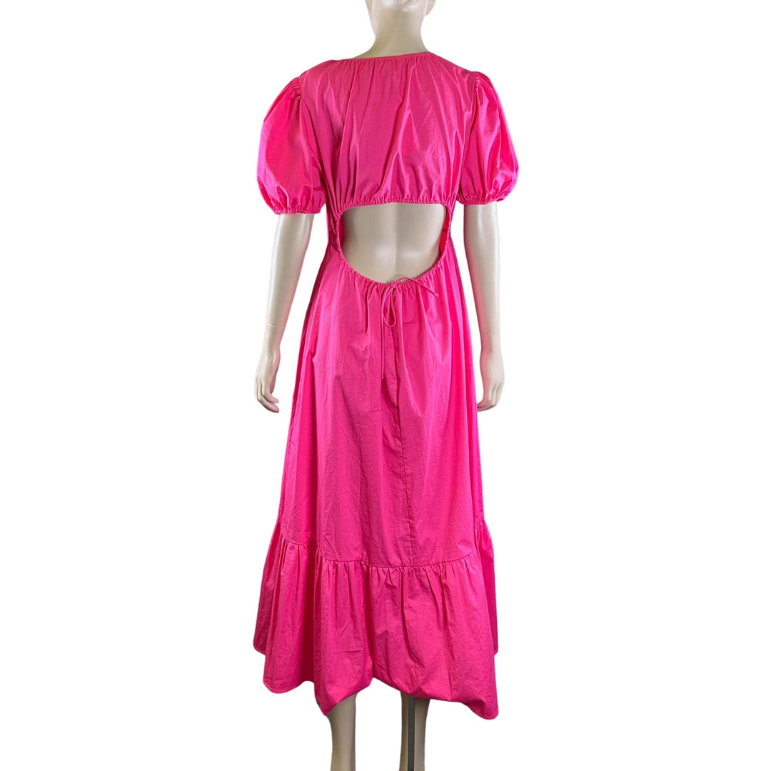 Sunny Girl Pink Sleeves Dress