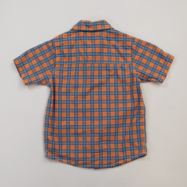 OshKosh Blue/Orange Shirt - Size 4/5