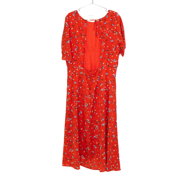 Showpo Red Floral Dress - Size 20