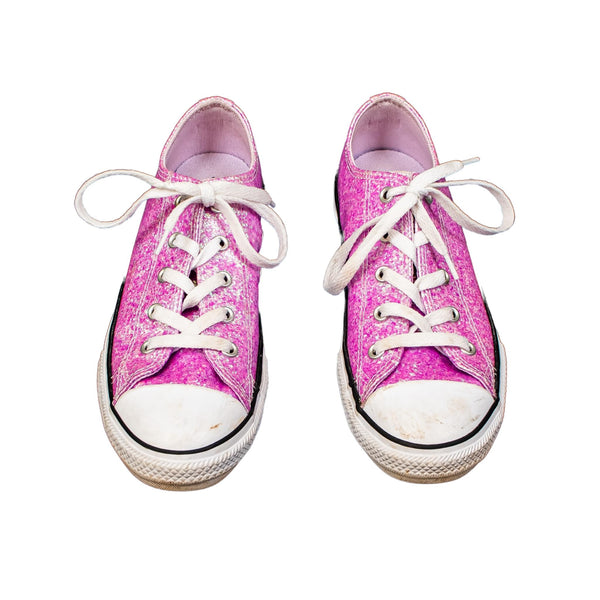 Converse Pink Sparkle Shoes