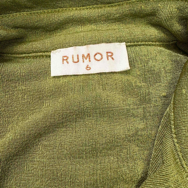 Rumor Green Mini Dress