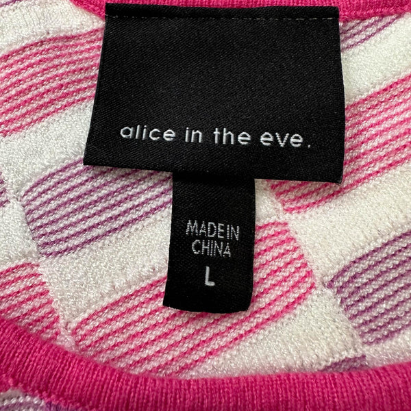 Alice In The Eve Pink One Shoulder Top
