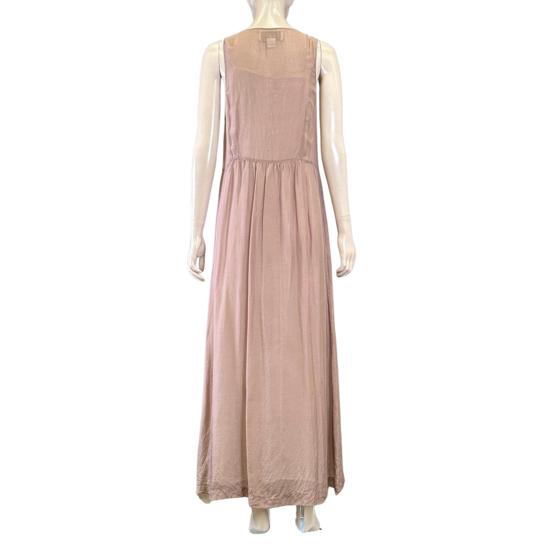 Brochu Walker Brown Silk Slip Dress