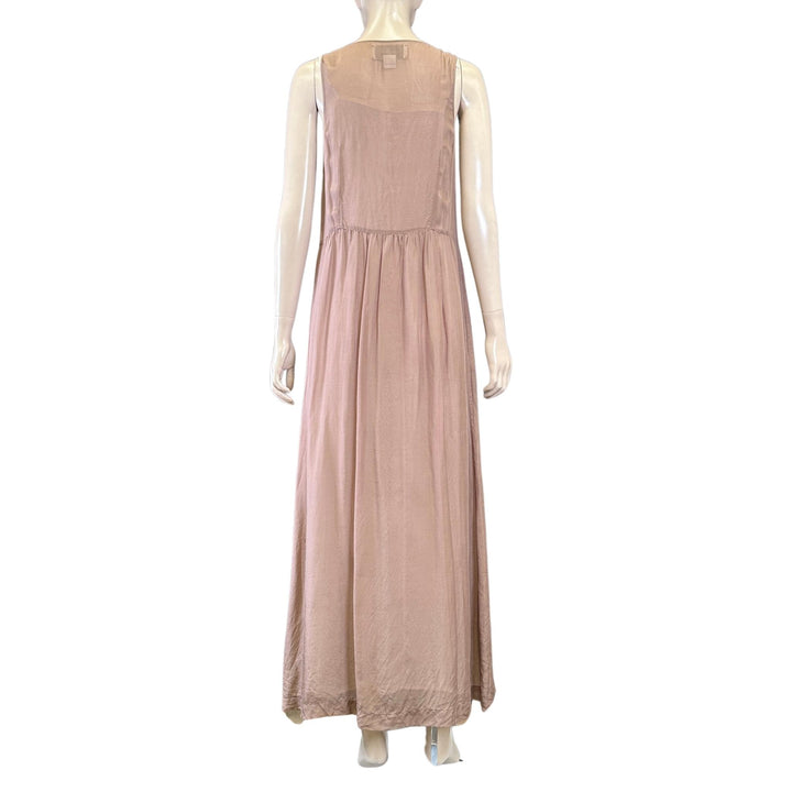 Brochu Walker Brown Silk Slip Dress