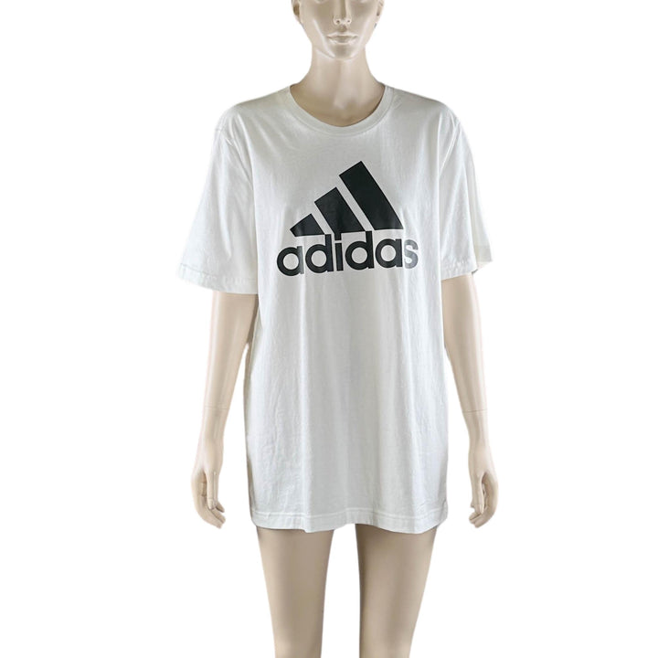 Adidas White Mens Sports Tshirt