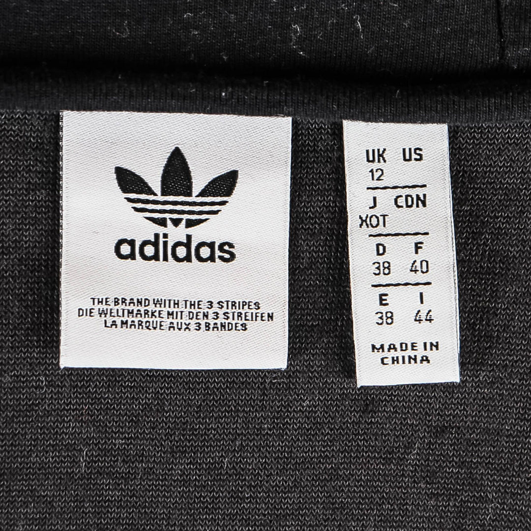 Adidas Black Velvet Crop Hoodie