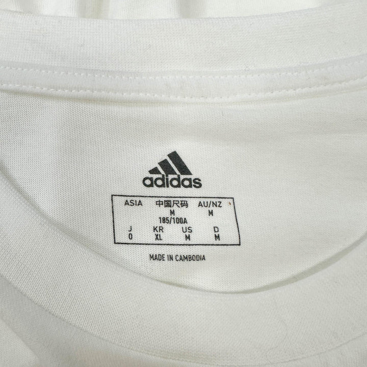 Adidas White Mens Sports Tshirt