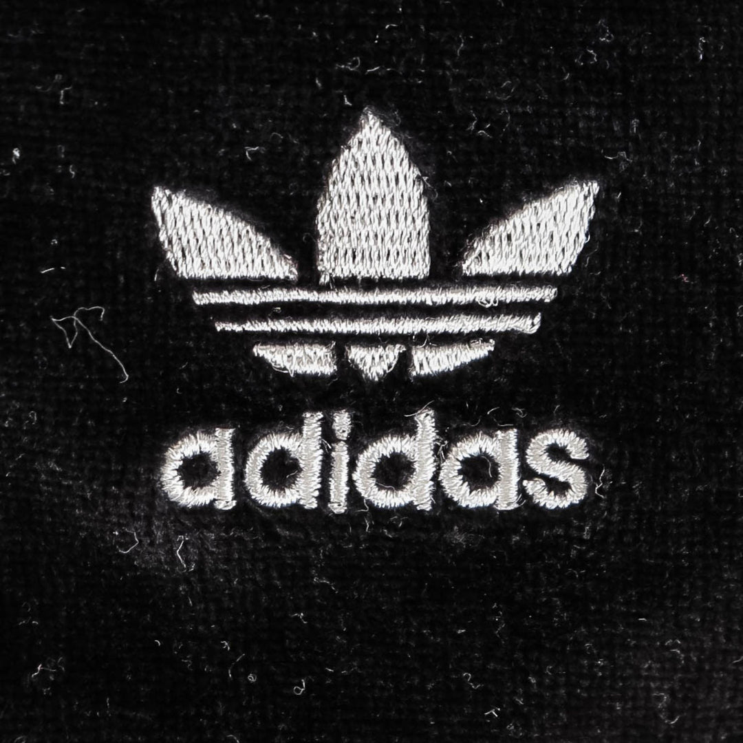 Adidas Black Velvet Crop Hoodie