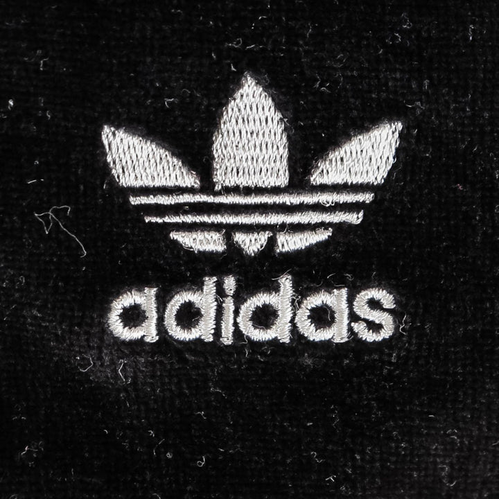 Adidas Black Velvet Crop Hoodie