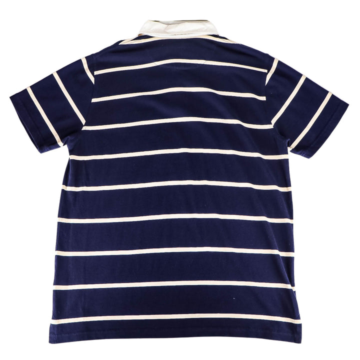 R.M. Willians Navy/White Stripe Polo Shirt