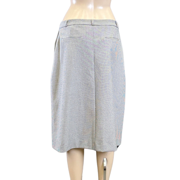Marcs Black/White Houndstooth Midi Skirt