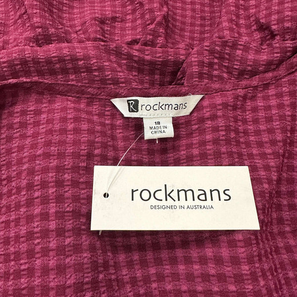 Rockman's Purple Checkered Dress