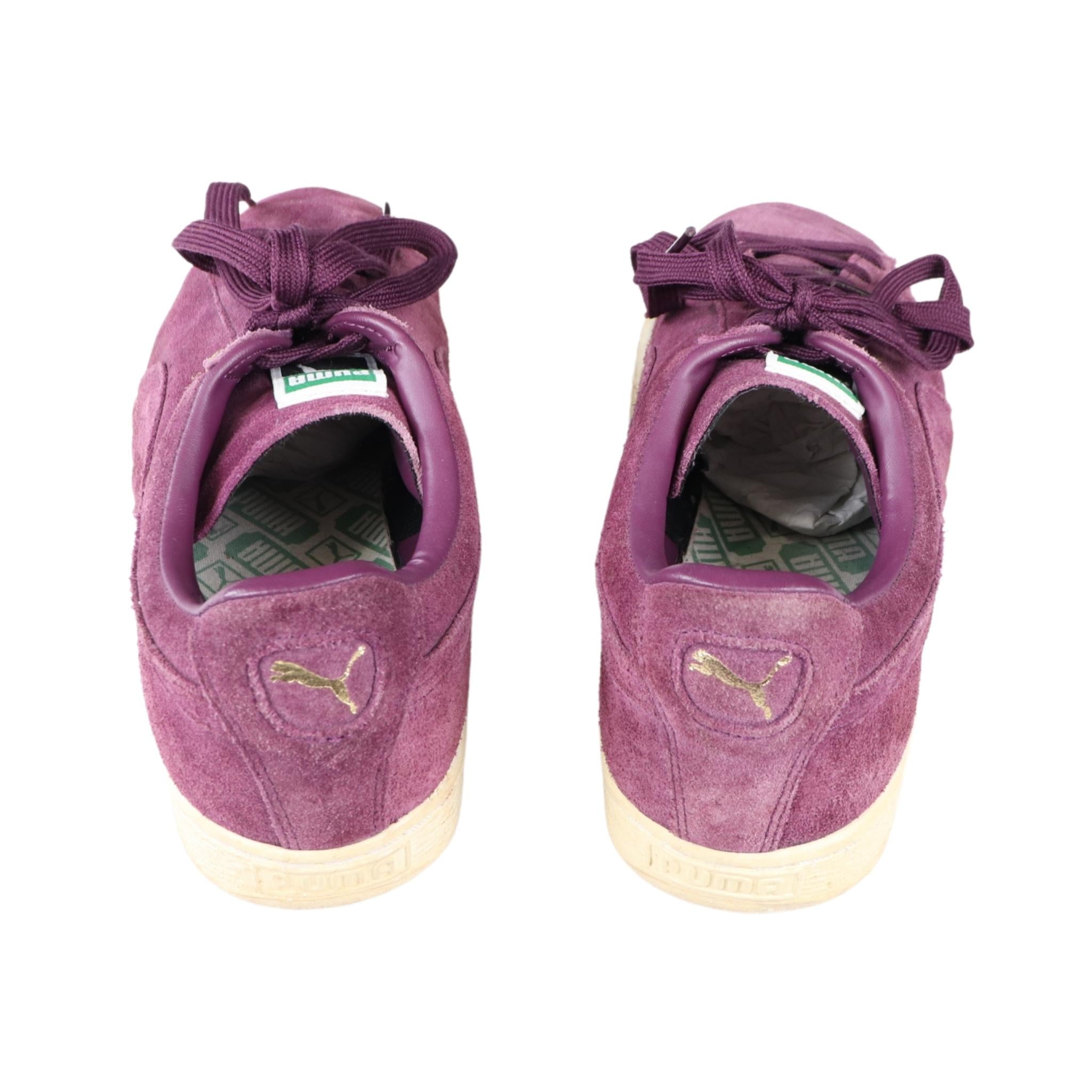 Puma suede womens purple best sale