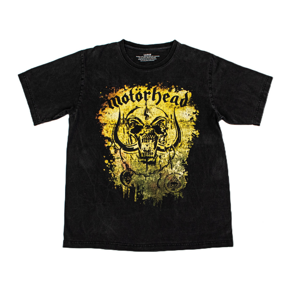 Motorhead Washed Black Tshirt - Size L