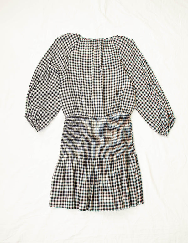 Staple Black & White Gingham Dress - Size 10