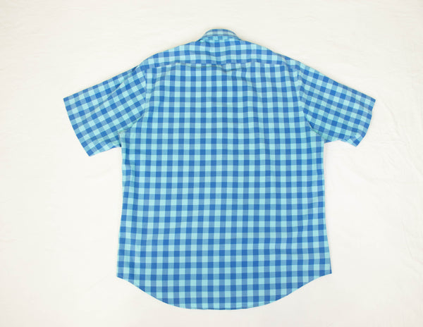 Polo Checkered Light/Dark Blue Shirt