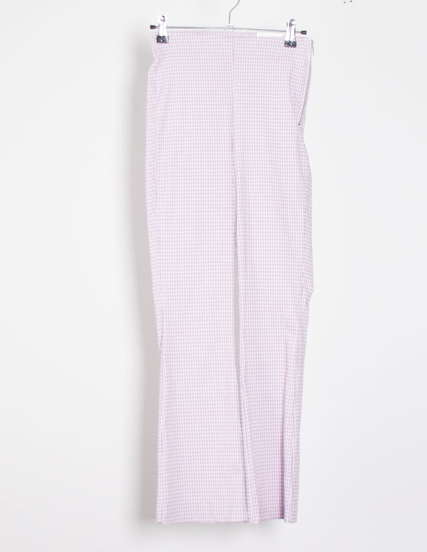 Zara Lavender Gingham Leggings - Size S