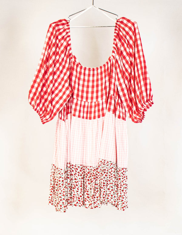 Asos Design Colorful Checkered Dress - Size 18
