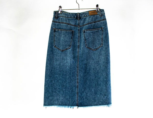 Vero Moda Denim Light Blue Skirt - Size S