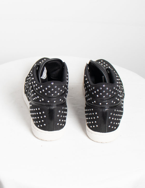 Adidas Black /Silver Shoes - Size UK 4
