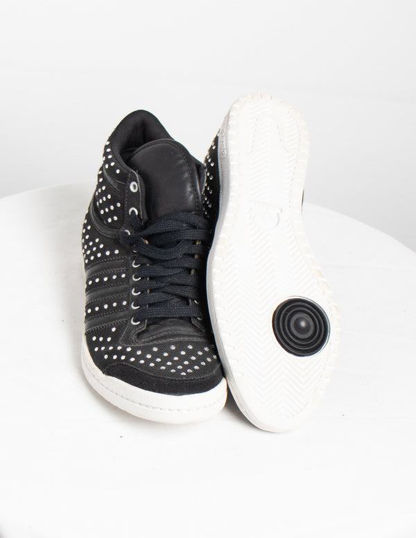 Adidas Black /Silver Shoes - Size UK 4