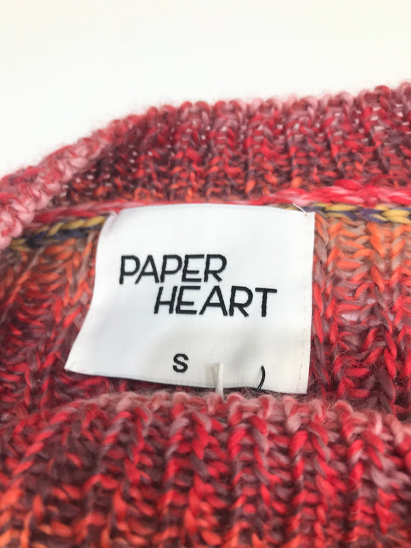 Paper Heart Sun Burn Knitted Jumper
