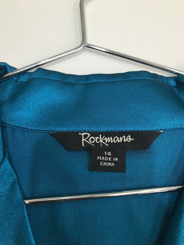 Rockman's Dark Blue Long Sleeve Top - Size14