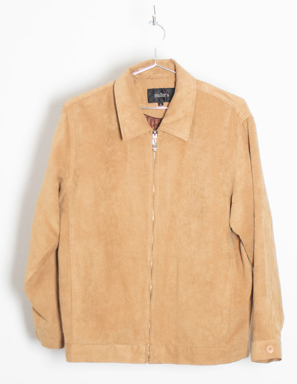 Muller's Tan Suede Look Jacket - Size S
