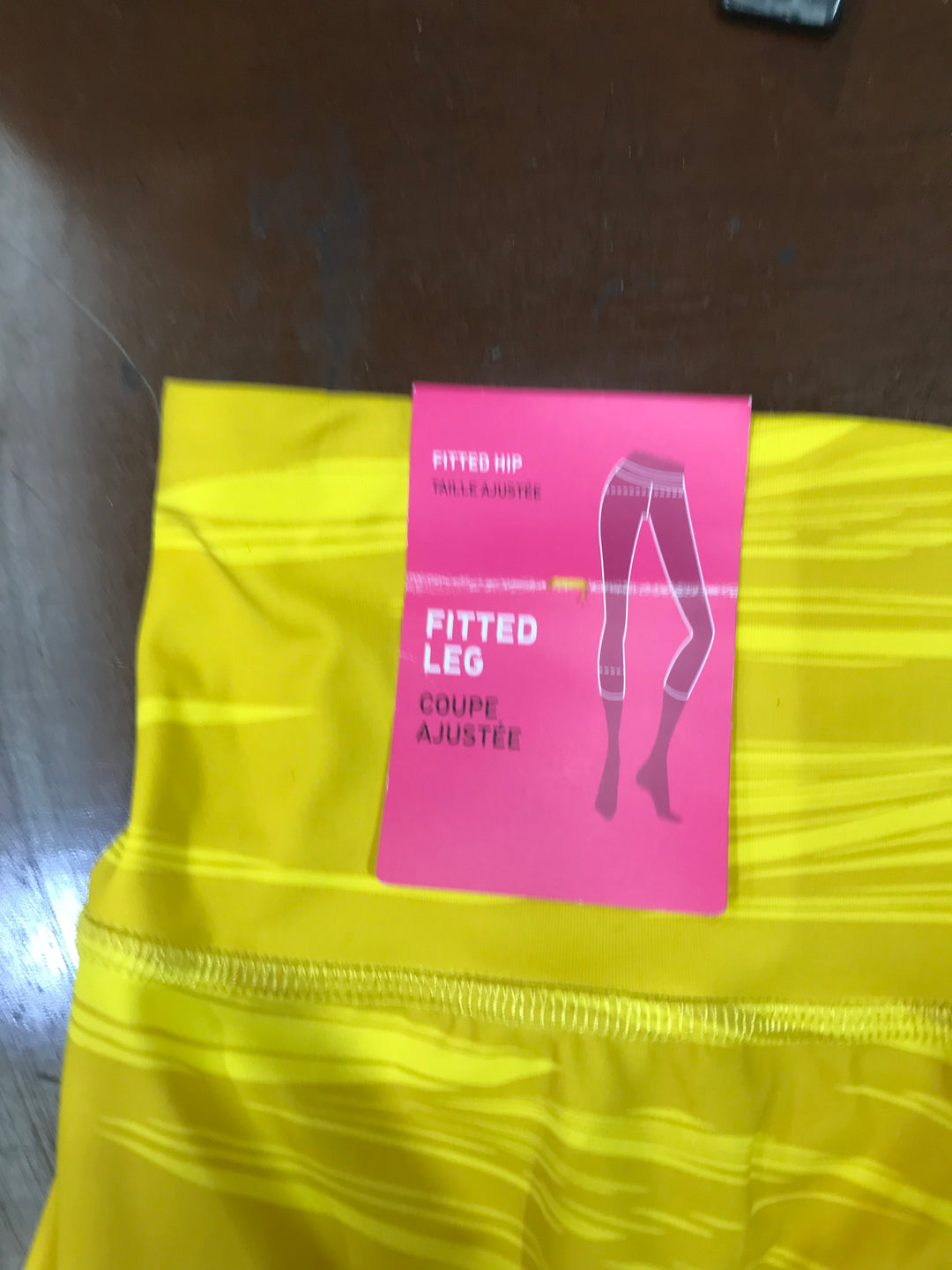 Adidas Yellow Exercise Leggings - Size S