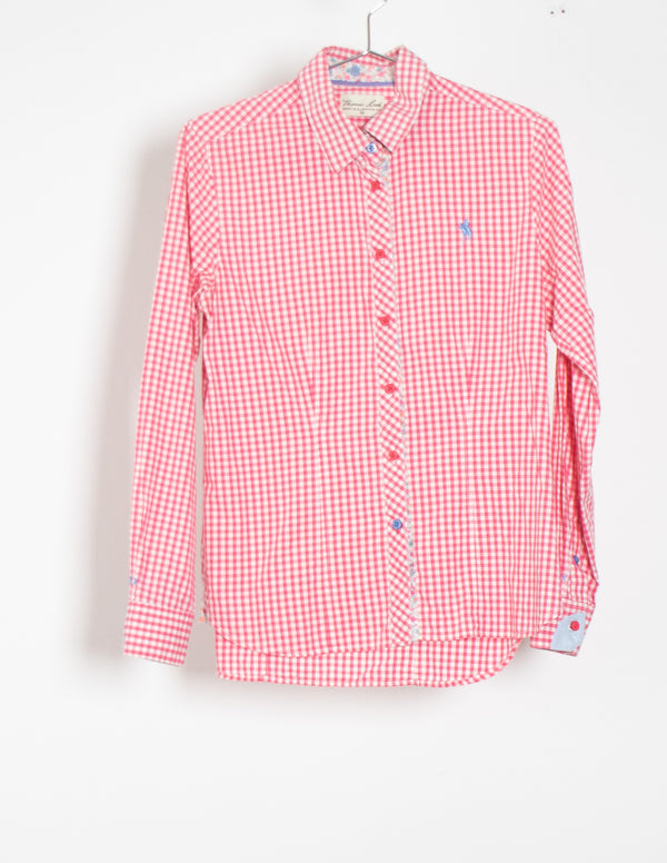 Thomas Cook Pink/White Checkered Shirts - Size 10