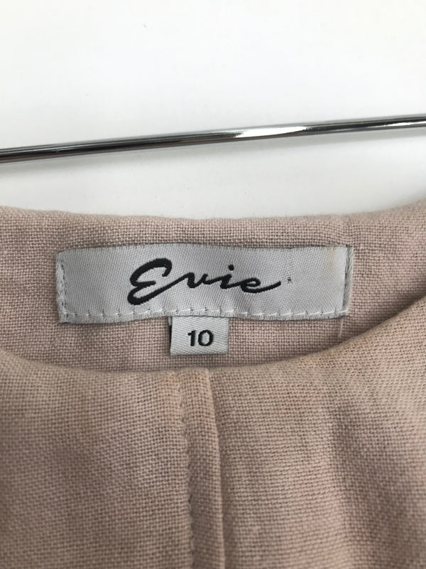 Evie Beige Dress - Size 10
