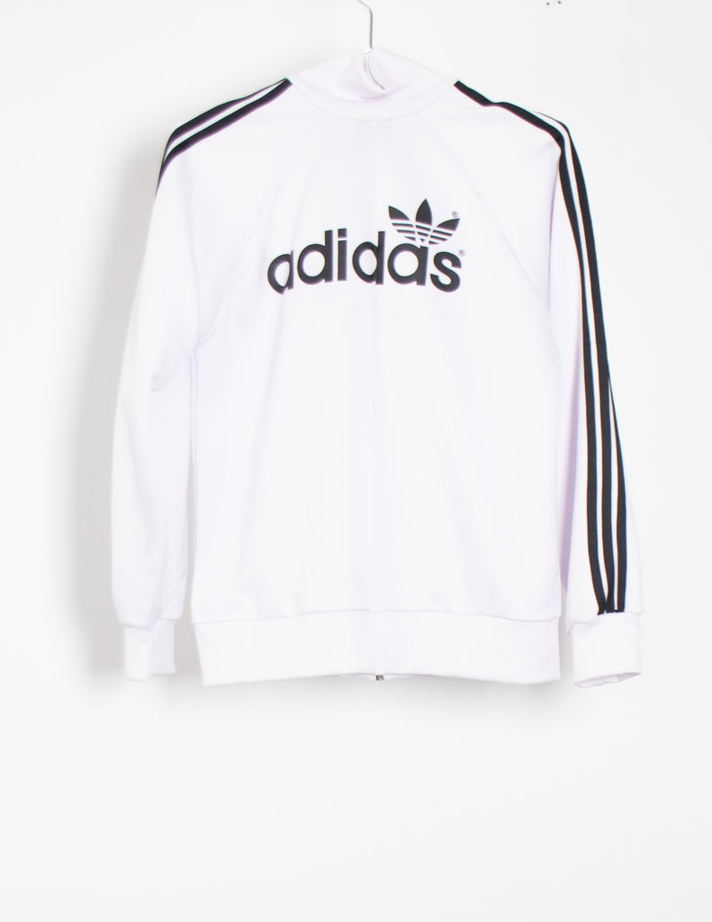 Adidas white and cheap black jumper