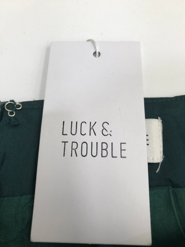 Luck & Trouble Forest Green Skirt - Size 10