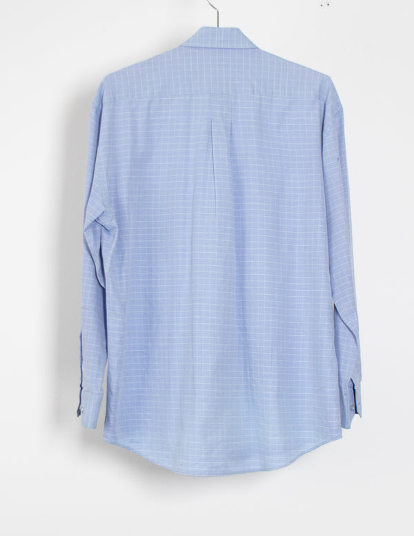 Aldo Rossini Blue  Plaid Shirt - Size 39