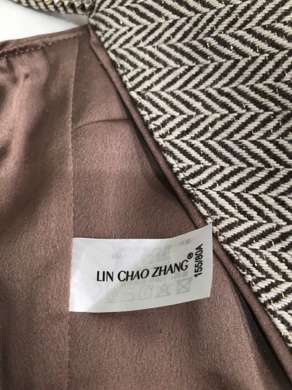 LIN CHO ZHANG Grey Crop Top - Size S