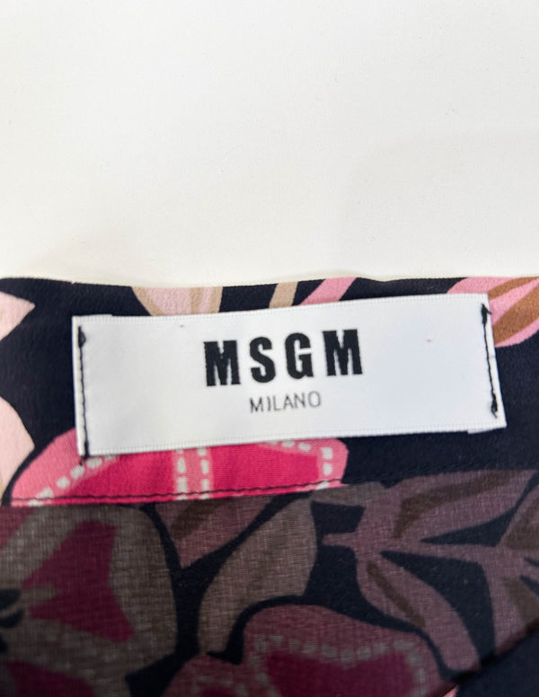 MSGM Silk Skirt - Size 42