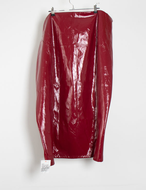 Asos Cherry Red Skirt - Size 24