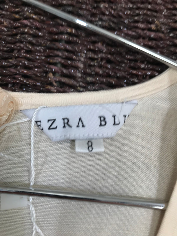 Ezra Blu Cream Dress - Size 8