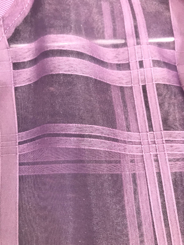 Zara Purple  Organza  Top  - Size L