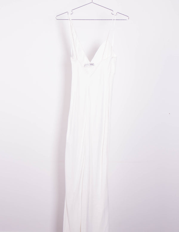 ZARA White Maxi Dress - Size XS