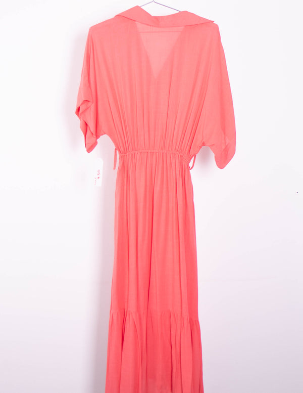 Label Of Love Watermelon Pink Maxi Dress - Size S